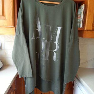 Made in italy sweater top one size